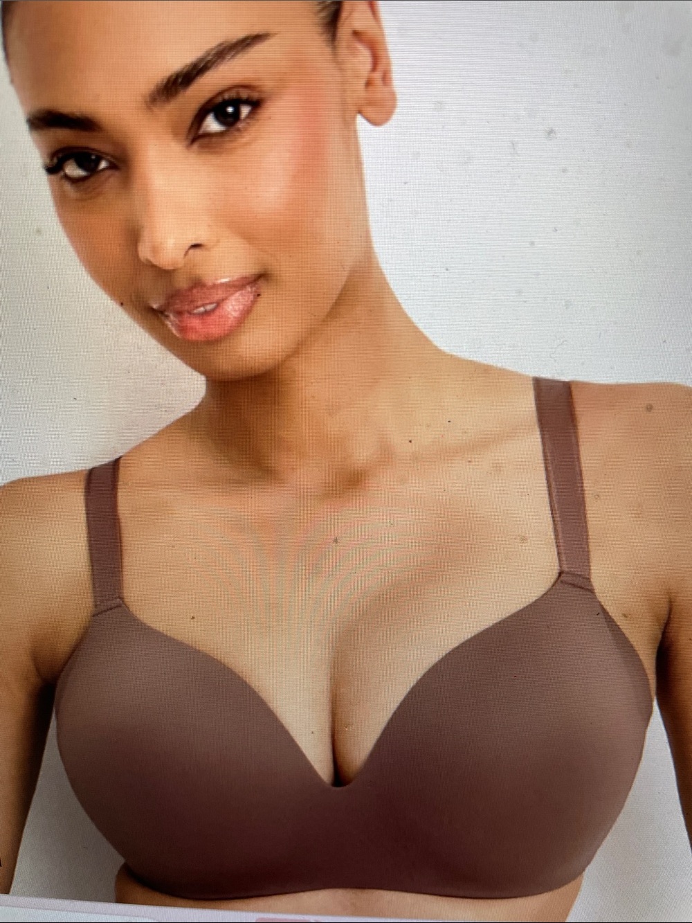 Knix wingwoman wireless Seamless contour T-Shirt Bra - sola